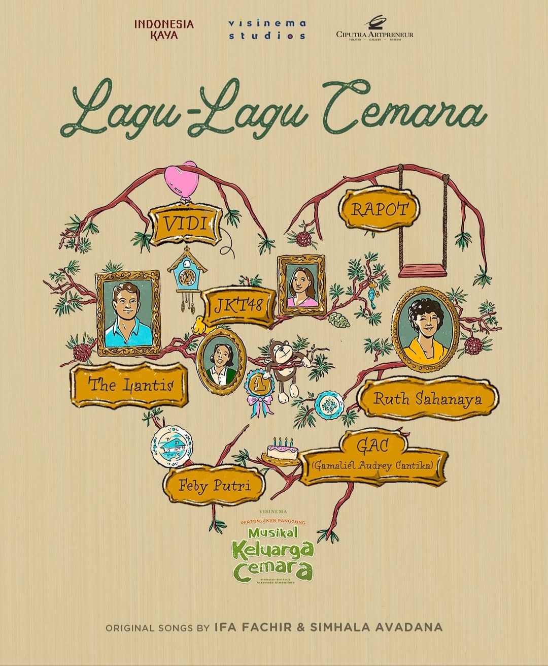 Album OST Musikal Keluarga Cemara Hidupkan Kembali Kehangatan Keluarga dalam Balutan Musik