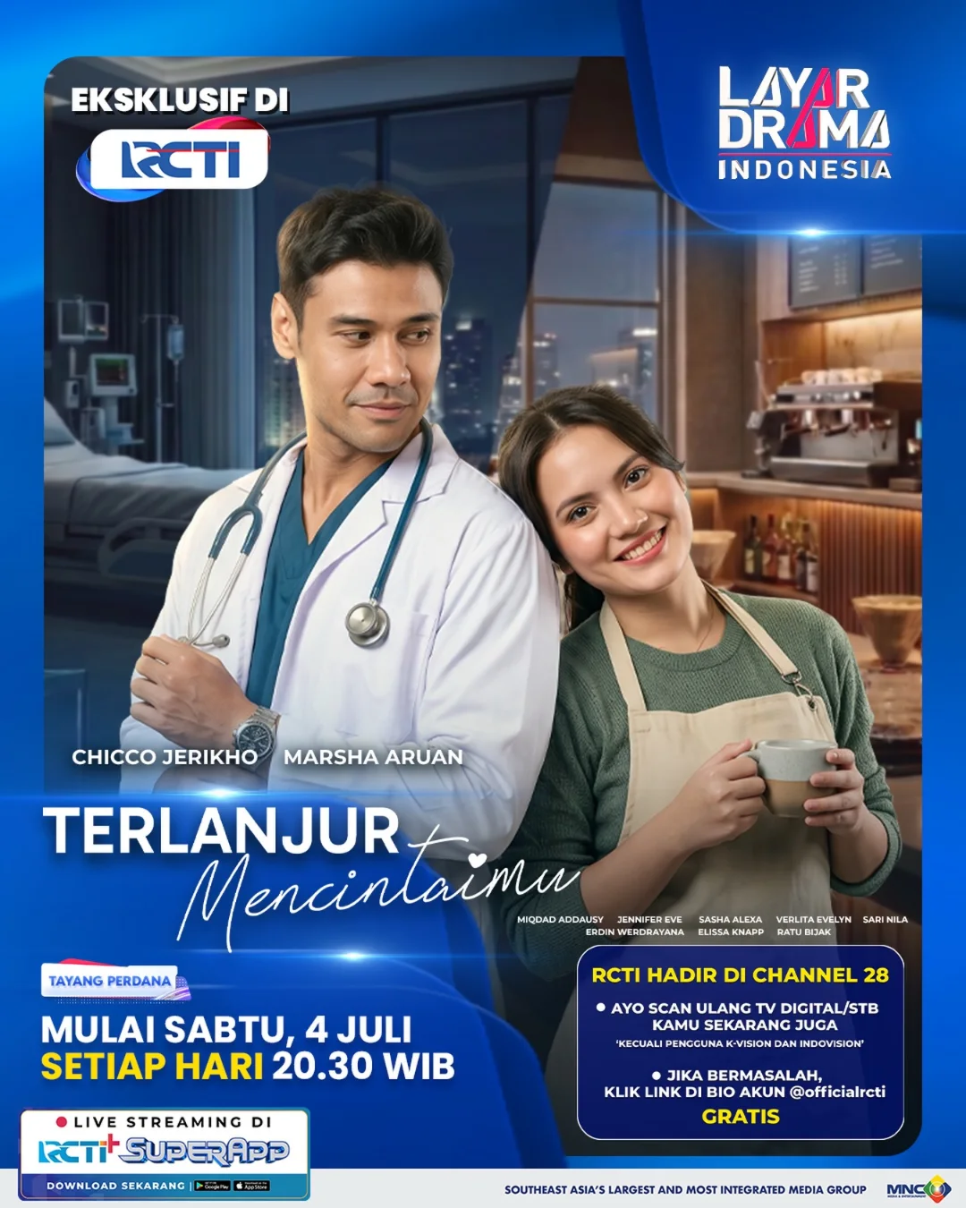 RCTI Hadirkan Sinetron Baru Terlanjur Mencintaimu, Drama Balas Dendam dan Cinta Tulus Siap Rebut Hati Penonton